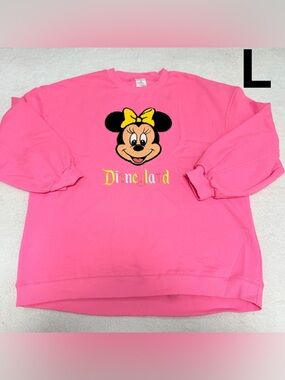 Disney Pink Minnie Mouse Embroidered Sweatshirt